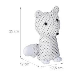 5x Türstopper "Fuchs" In Weiß -Dekostuck Store relaxdays 5x turstopper fuchs in weiss 3