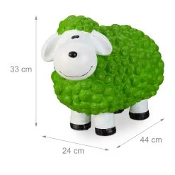 Gartenfigur Schaf In Grün -Dekostuck Store relaxdays gartenfigur schaf in grun 3
