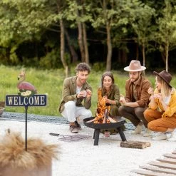 Gartenstecker "Welcome" In Bunt - (B)26,5 X (H)92 Cm -Dekostuck Store relaxdays gartenstecker welcome in bunt b 26 5 x h 92 cm 2