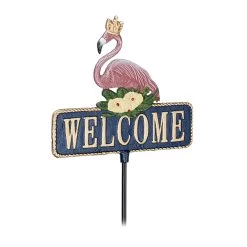 Gartenstecker "Welcome" In Bunt - (B)26,5 X (H)92 Cm -Dekostuck Store relaxdays gartenstecker welcome in bunt b 26 5 x h 92 cm 7