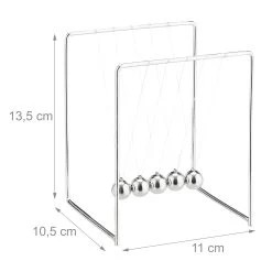 Newton-Pendel In Silber -Dekostuck Store relaxdays newton pendel in silber 3