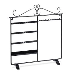 Schmuckhalter In Schwarz - (B)31,5 X (H)34 X (T)9 Cm