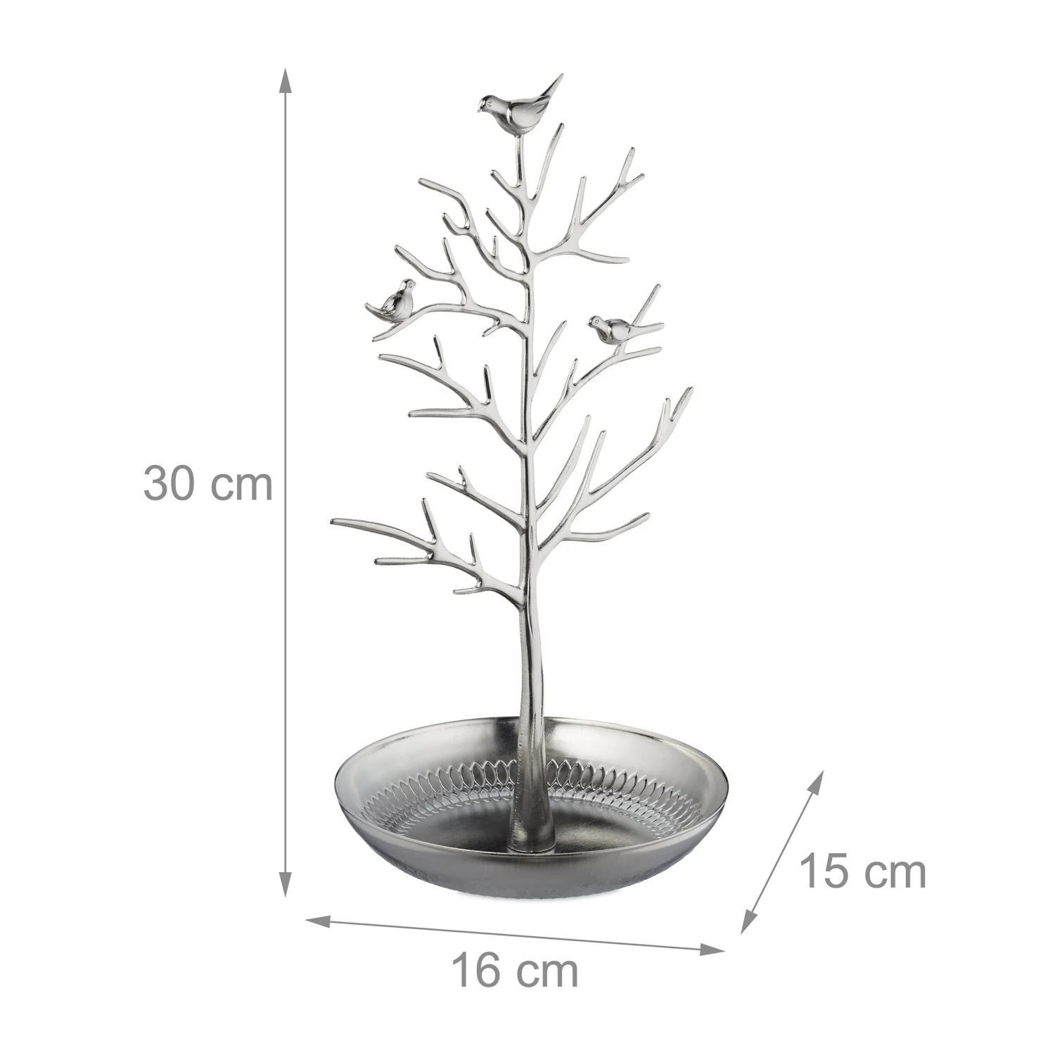 Schmuckständer "Baum" In Silber 6 Schmuckständer "Baum" In Silber – Bild 4