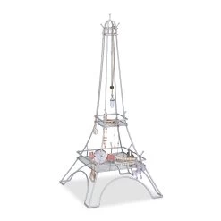 Schmuckständer "Eiffelturm" In Silber - (H)47 Cm -Dekostuck Store relaxdays schmuckstander eiffelturm in silber h 47 cm 7