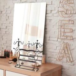 Schmuckständer In Schwarz - (B)35 X (H)33 X (T)13 Cm -Dekostuck Store relaxdays schmuckstander in schwarz b 35 x h 33 x t 13 cm 4