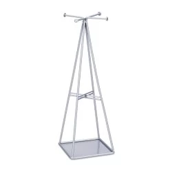 Schmuckständer In Silber - (B)10,5 X (H)31 X (T)10,5 Cm