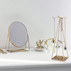 Schmuckständer In Silber - (B)10,5 X (H)31 X (T)10,5 Cm -Dekostuck Store relaxdays schmuckstander in silber b 10 5 x h 31 x t 10 5 cm 4