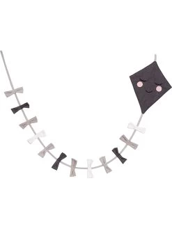 Roommate Girlande "Kite" In Taupe/ Schwarz - (L)180 Cm