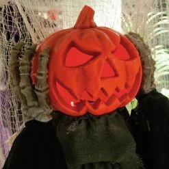 Halloween Animierte Figur POP-UP Kürbis In Schwarz - Höhe: 70cm -Dekostuck Store satisfire halloween animierte figur pop up kurbis in schwarz hohe 70cm 5