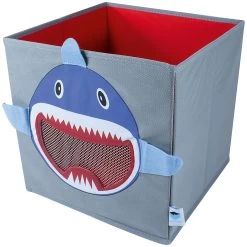 Aufbewahrungsbox Hai Blau, Mit Sichtfenster, 30 X 30 X 30 Cm -Dekostuck Store store it aufbewahrungsbox hai blau mit sichtfenster 30 x 30 x 30 cm 2