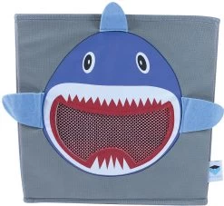 Aufbewahrungsbox Hai Blau, Mit Sichtfenster, 30 X 30 X 30 Cm -Dekostuck Store store it aufbewahrungsbox hai blau mit sichtfenster 30 x 30 x 30 cm 4