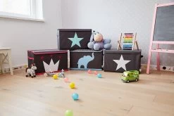 Aufbewahrungsbox Star, Grau/mint -Dekostuck Store store it aufbewahrungsbox star grau mint 4