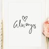 Poster / Kunstdruck "Always" I Ohne Rahmen -Dekostuck Store tales by jen poster kunstdruck always i ohne rahmen