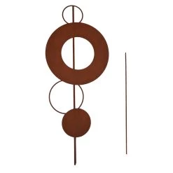 Gartenstecker Rost Stab Mit Kreisen In Braun 14 Gartenstecker Rost Stab Mit Kreisen In Braun -Dekostuck Store unus gartenstecker rost stab mit kreisen in braun 4