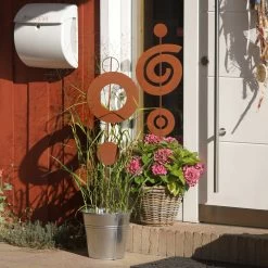 Gartenstecker Rost Stab Mit Kreisen In Braun 17 Gartenstecker Rost Stab Mit Kreisen In Braun -Dekostuck Store unus gartenstecker rost stab mit kreisen in braun 7