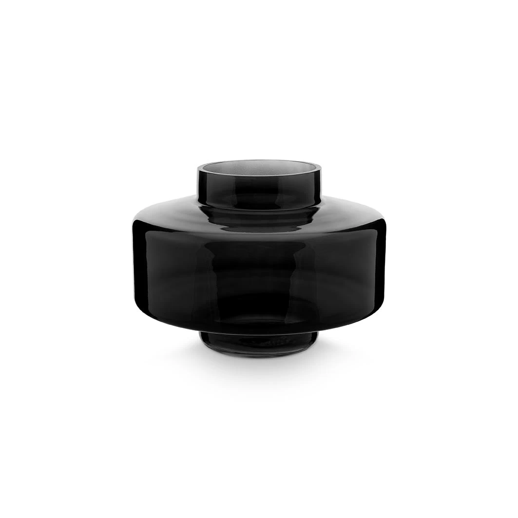 VTwonen Vasen "Vase Glass" In Schwarz - (L) 24,5 X (B) 18cm 3 VTwonen Vasen "Vase Glass" In Schwarz - (L) 24,5 X (B) 18cm