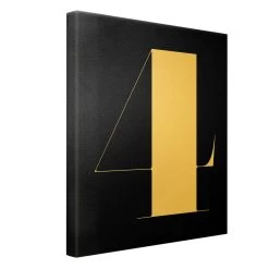 Leinwandbild Gold - Antiqua Zahl 4 In Schwarz 16 Leinwandbild Gold - Antiqua Zahl 4 In Schwarz -Dekostuck Store wallart leinwandbild gold antiqua zahl 4 in schwarz 5