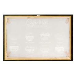 Leinwandbild Gold - Kaffeesorten Kreidetafel In Schwarz-Weiß -Dekostuck Store wallart leinwandbild gold kaffeesorten kreidetafel in schwarz weiss 7