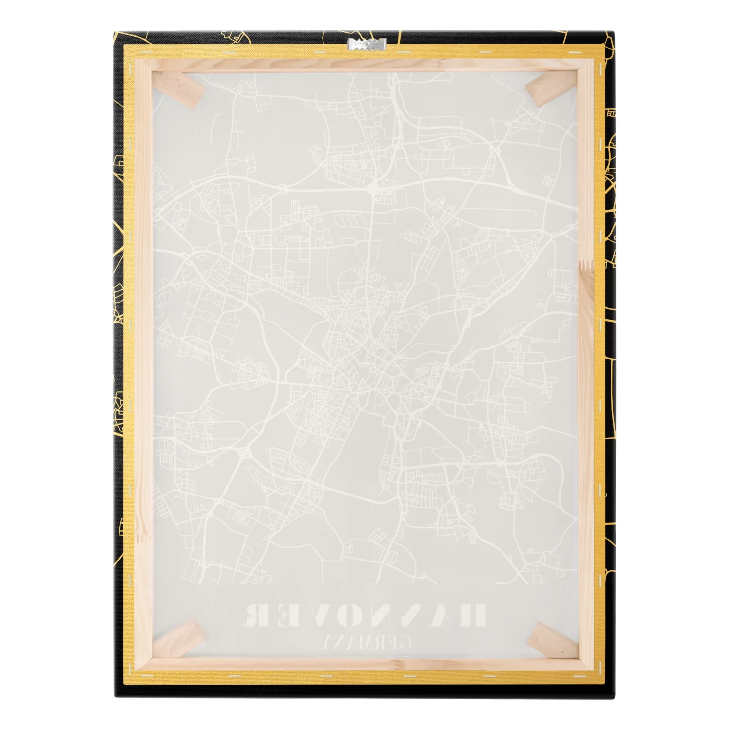 Leinwandbild Gold - Stadtplan Hannover - Klassik Schwarz In Schwarz-Weiß 10 Leinwandbild Gold - Stadtplan Hannover - Klassik Schwarz In Schwarz-Weiß – Bild 8