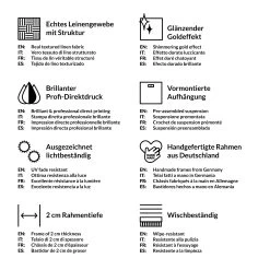 Leinwandbild Gold - Verschmelzung Schwarz Weiß In Schwarz-Weiß -Dekostuck Store wallart leinwandbild gold verschmelzung schwarz weiss in schwarz weiss 8