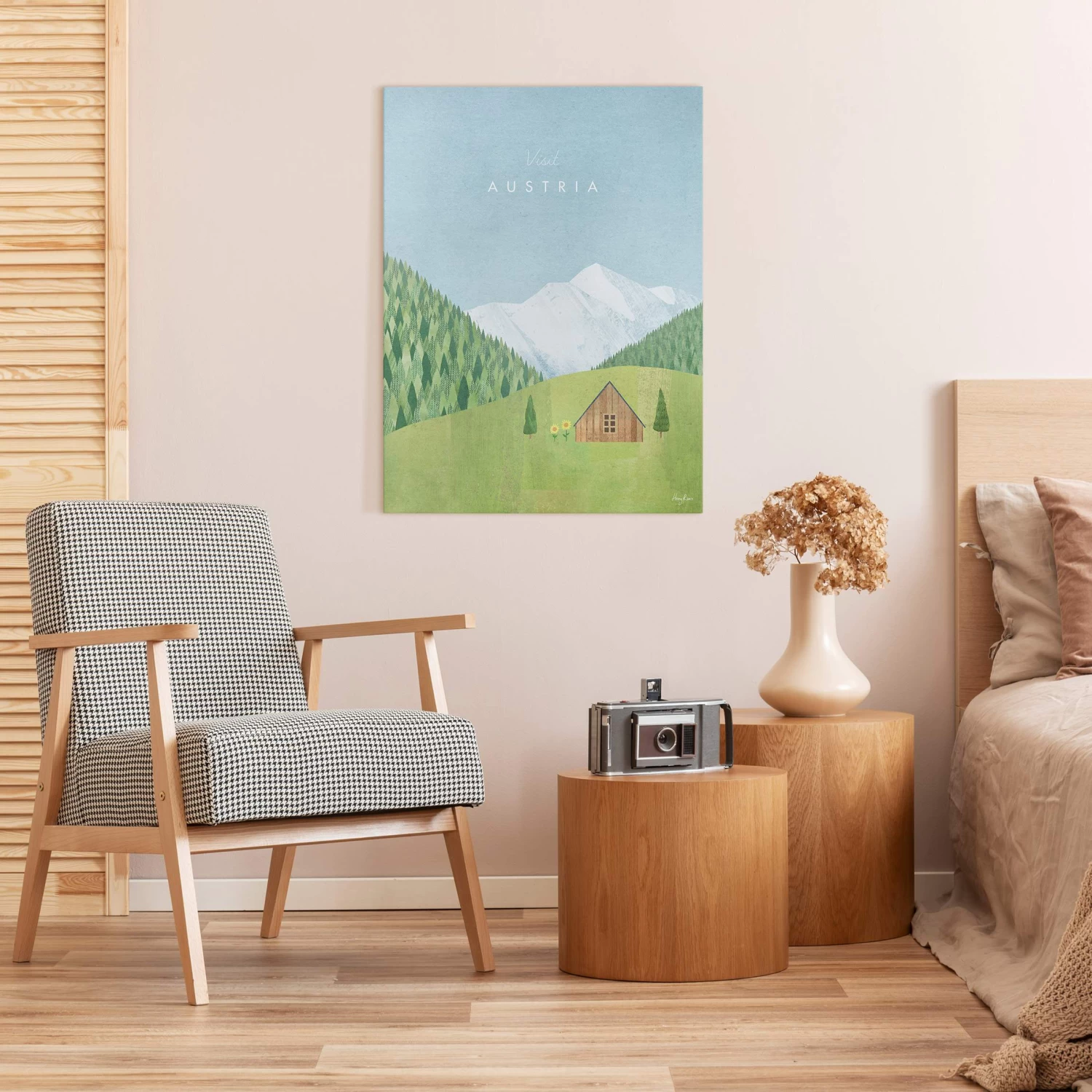 Leinwandbild - Reiseposter - Austria In Grün 5 Leinwandbild - Reiseposter - Austria In Grün – Bild 3