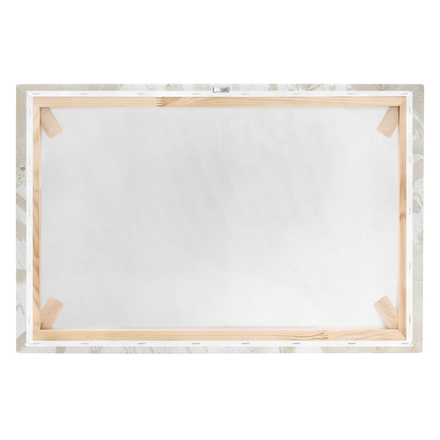 Leinwandbild - Tritonmuschel Silhouette Auf Leinen In Creme-Beige 9 Leinwandbild - Tritonmuschel Silhouette Auf Leinen In Creme-Beige – Bild 7