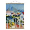 Stoffbild - A. Macke - Saint Germain Bei Tunis In Bunt 1 Stoffbild - A. Macke - Saint Germain Bei Tunis In Bunt -Dekostuck Store wallart stoffbild a macke saint germain bei tunis in bunt