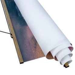 Stoffbild - Elisabeth Fredriksson - Rosa Sturm Mit Gold In Rosa -Dekostuck Store wallart stoffbild elisabeth fredriksson rosa sturm mit gold in rosa 4