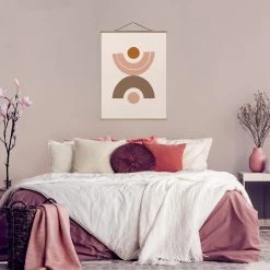 Stoffbild - Line Art Abstrakte Formen Pastell In Türkis 12 Stoffbild - Line Art Abstrakte Formen Pastell In Türkis -Dekostuck Store wallart stoffbild line art abstrakte formen pastell in turkis 3