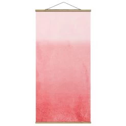 Stoffbild - Spiel Der Farben Verblassende Koralle In Rosa