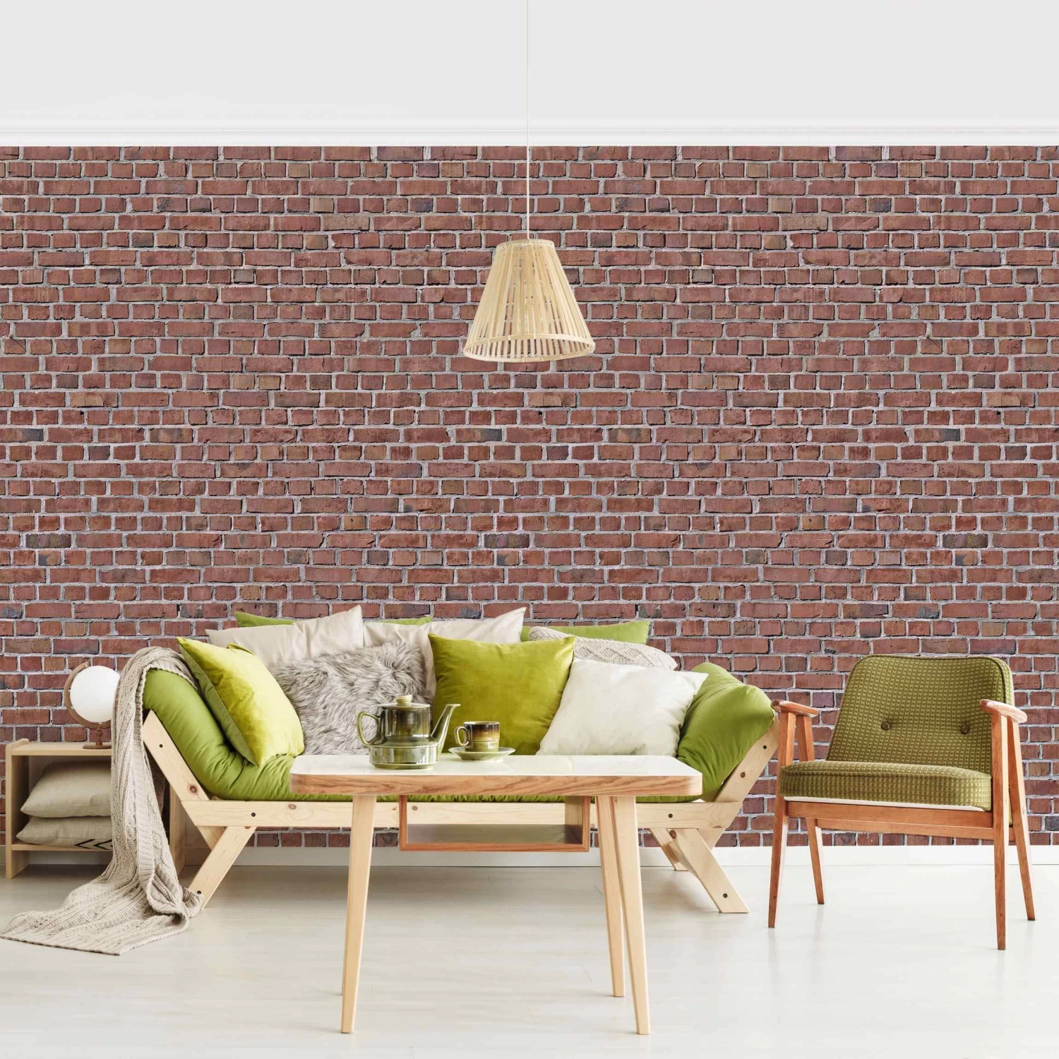 Vliestapete Premium - Backstein Ziegeltapete Rot In Rot 5 Vliestapete Premium - Backstein Ziegeltapete Rot In Rot – Bild 3