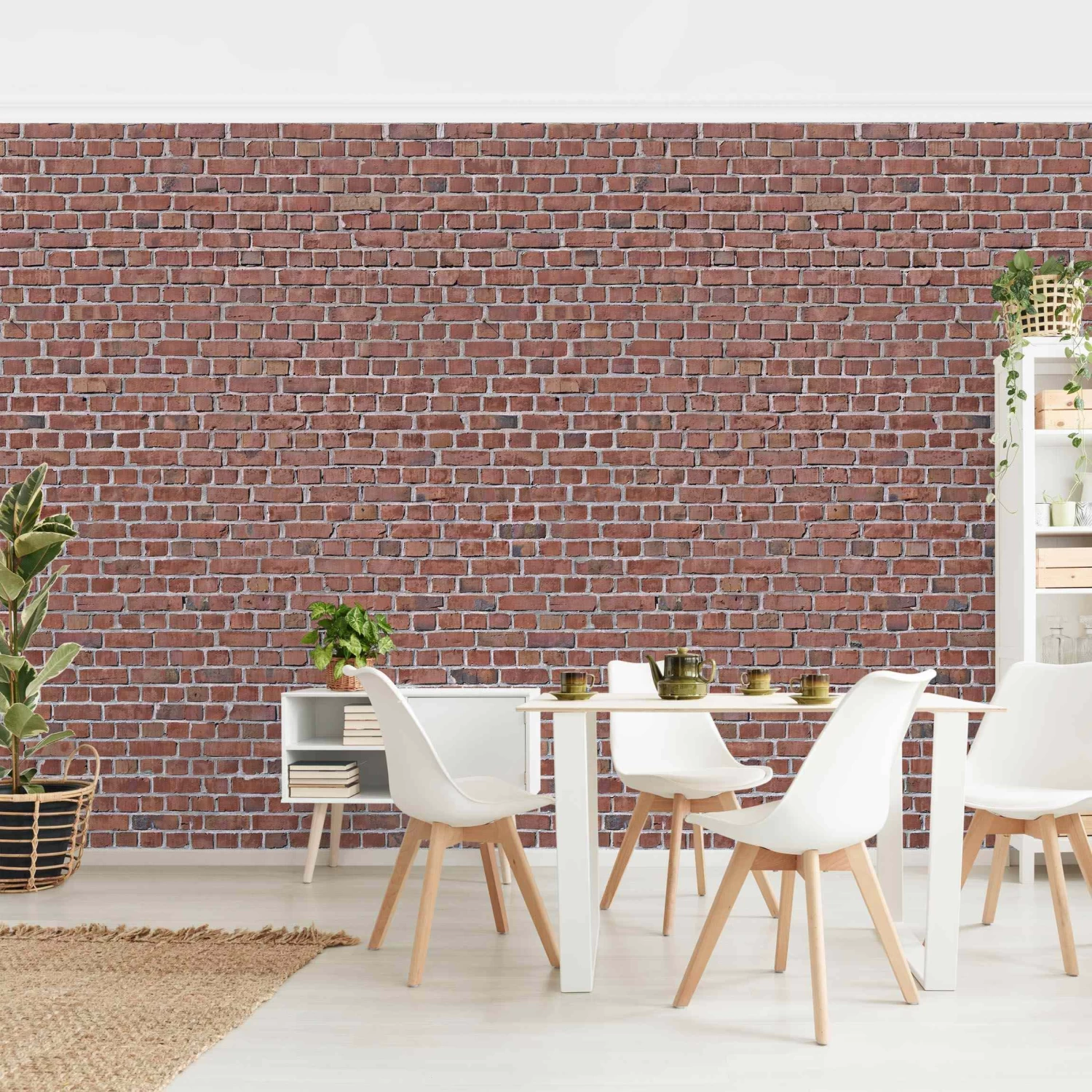 Vliestapete Premium - Backstein Ziegeltapete Rot In Rot 6 Vliestapete Premium - Backstein Ziegeltapete Rot In Rot – Bild 4