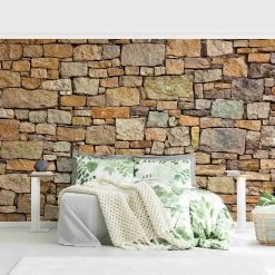 Vliestapete Smart - Croatia Stonewall In Braun -Dekostuck Store wallart vliestapete smart croatia stonewall in braun 2