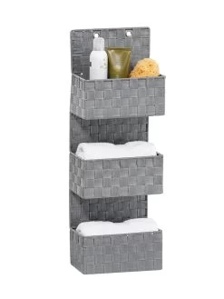 Wenko Organizer Adria Grau Zum Hängen 3 Etagen In Grau -Dekostuck Store wenko organizer adria grau zum hangen 3 etagen in grau 5