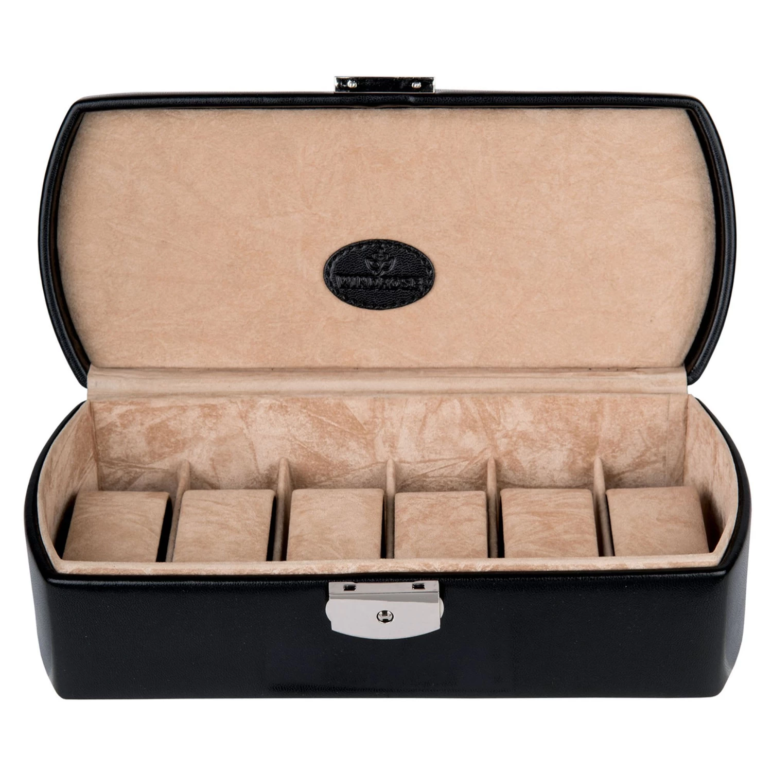 Merino Schmuckkoffer 26,5 Cm In Schwarz 4 Merino Schmuckkoffer 26,5 Cm In Schwarz – Bild 2